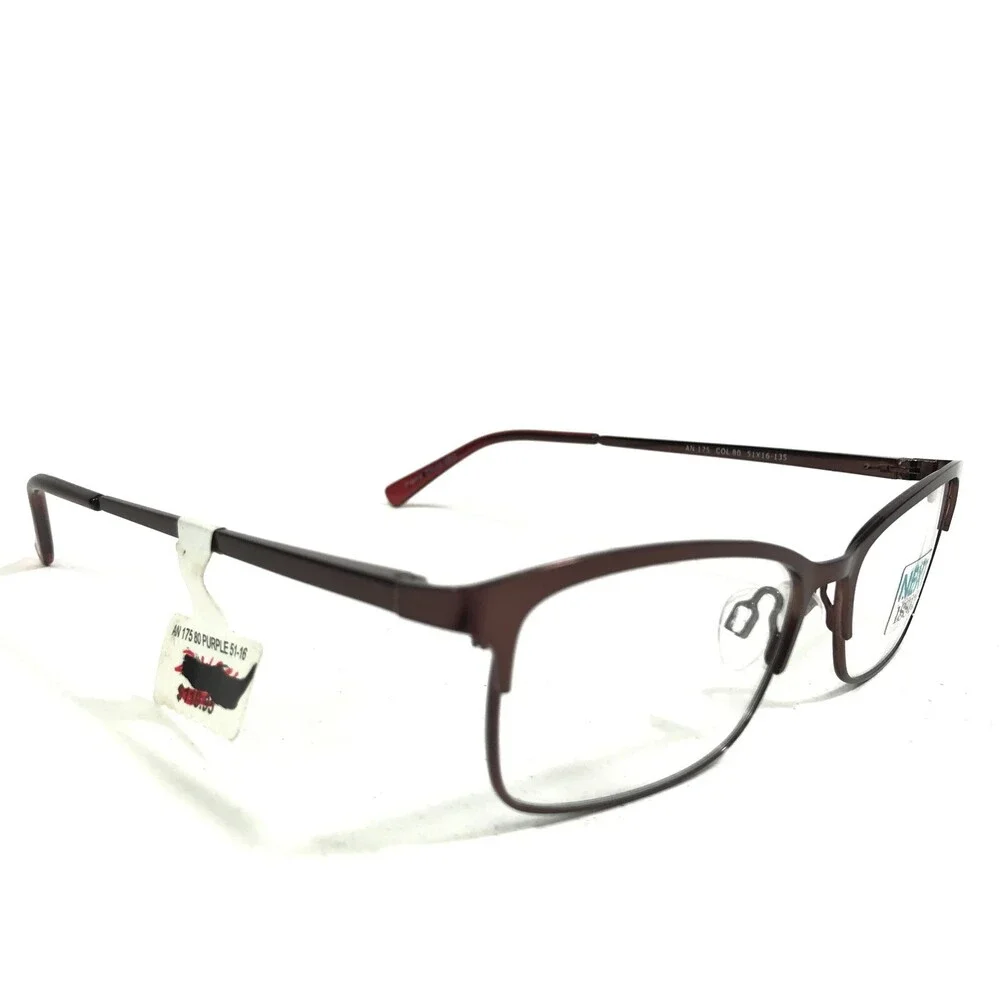 Next Issue AN 175 COL 80 Eyeglasses Frames Brown Square Cat Eye 51-16-135